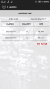 Mahindra Spare Ordering System screenshot 1