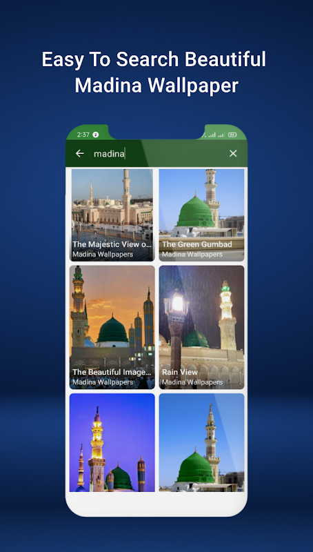 Download Madina's Prophet Mosque Dark Skies Wallpaper | Wallpapers.com