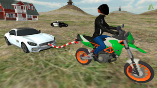 Guida in moto: auto incatenata screenshot 5