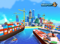 Sea Port: Bangun Kota & Kargo di Sim Strategi screenshot 5