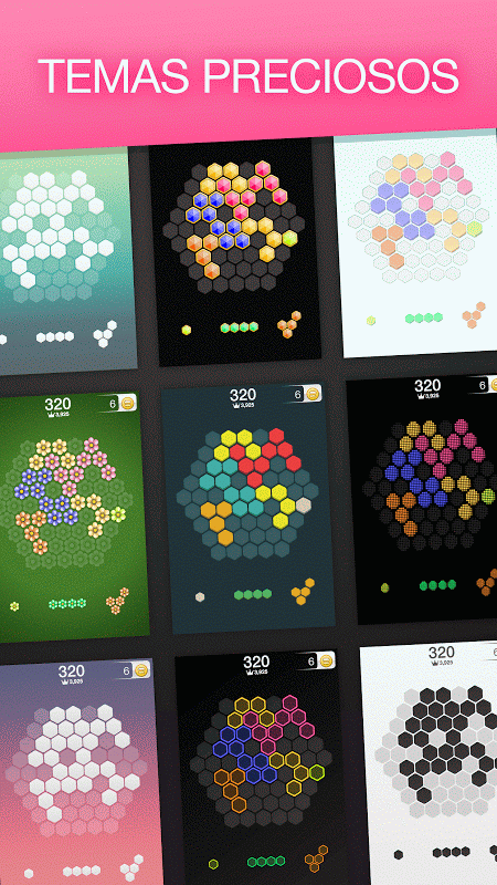 bloques puzle hexagonal