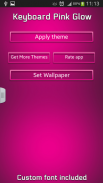 Keyboard Pink Glow screenshot 5