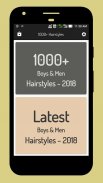 1000+ Boys Men Hairstyles and Hair cuts 2018 screenshot 4