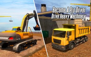 City Heavy Excavator: Construction Crane Pro 2018 screenshot 3
