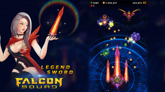 🦅 Falcon Squadron: Alien Shooter - Jogos grátis screenshot 7