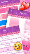 Cute Pink Secret Diary with Glitter screenshot 4