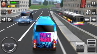 Conduite du Bus Simulateur: 3D Auto Ecole 2019 screenshot 14