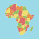 Africa Map Puzzle Icon