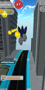 Blue Hedgehog Dash Runner screenshot 2