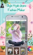 Style Hijab Jeans Fashion Maker screenshot 3