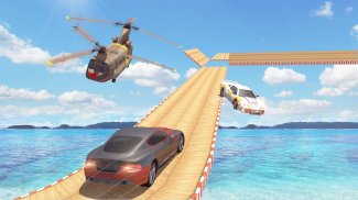 Mega Ramp Car Stunts Racing : Impossible Tracks 3D screenshot 1