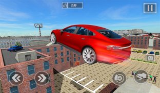 Jogos de salto carro rampa 3D screenshot 13