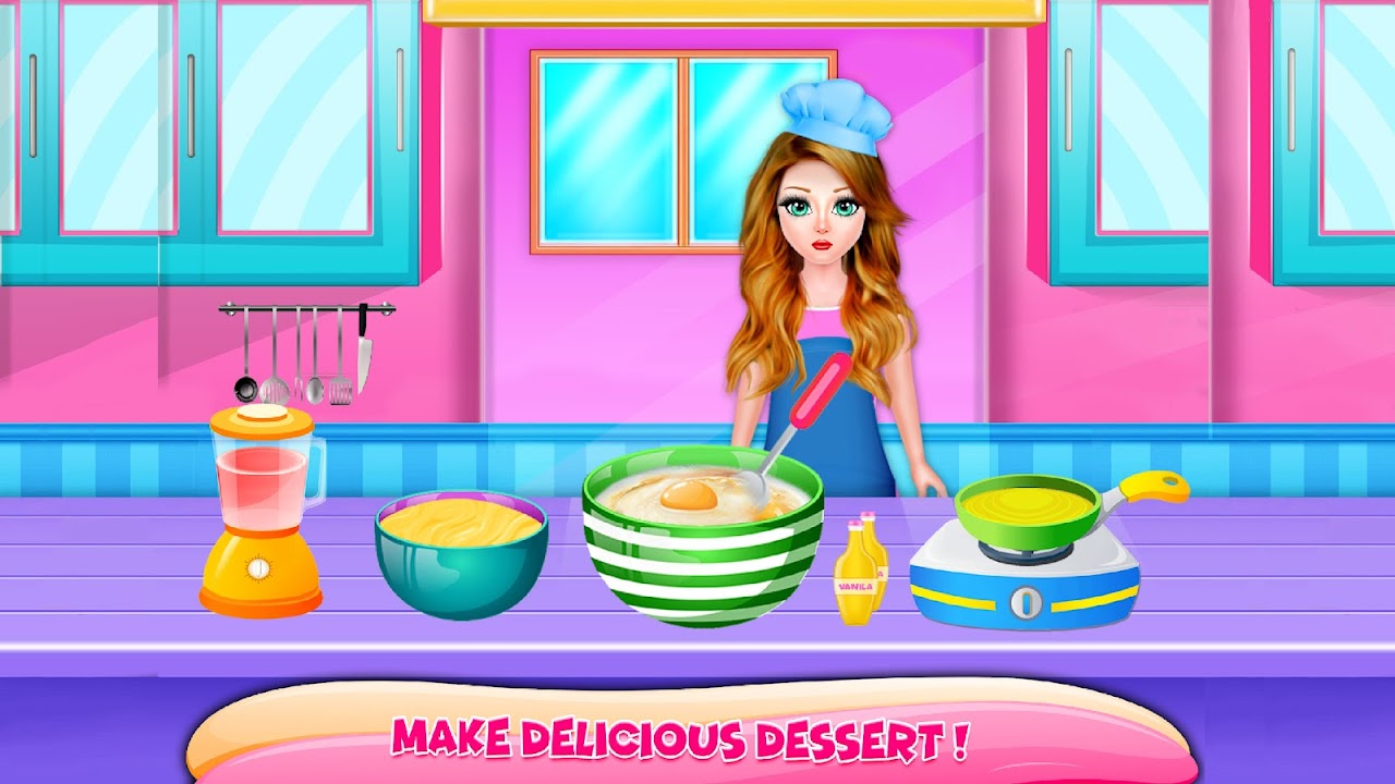 एक केक बनाने- खाना पकाने खेलों Android खेल APK  (air.com.girlygames.CakecookingGames) girlygames द्वारा प्रकाशित - PHONEKY  से अपने मोबाइल पर डाउनलोड करें