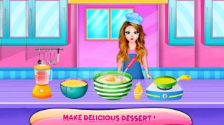 Cake Maker Sweet Food Chef Dessert Cooking Game screenshot 1