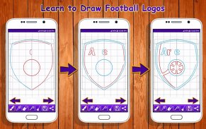 Learn to Draw Football Logos screenshot 2