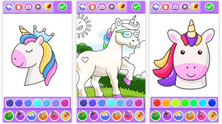 Unicorn Coloring Pages screenshot 3