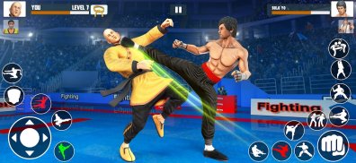 Tag Team Karate chiến đấu hổ thế giới Kung Fu King screenshot 6