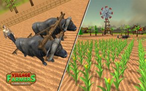 Village Plow Farming Expert:Bull Farmers Simulator screenshot 1