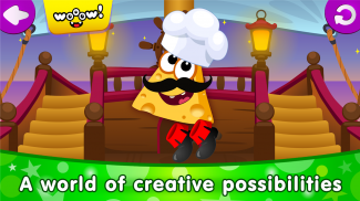 Funny Food DRESS UP🎀Juegos para niños de 3 años😎 screenshot 15