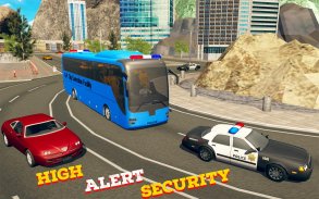 पुलिस शहर कोच बस BUS GAMES screenshot 4