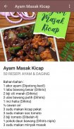 50 RESEPI AYAM & DAGING screenshot 1