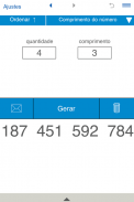 Gerador de Números Aleatórios screenshot 3