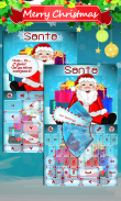 Santa Emoji GO Keyboard Theme screenshot 1