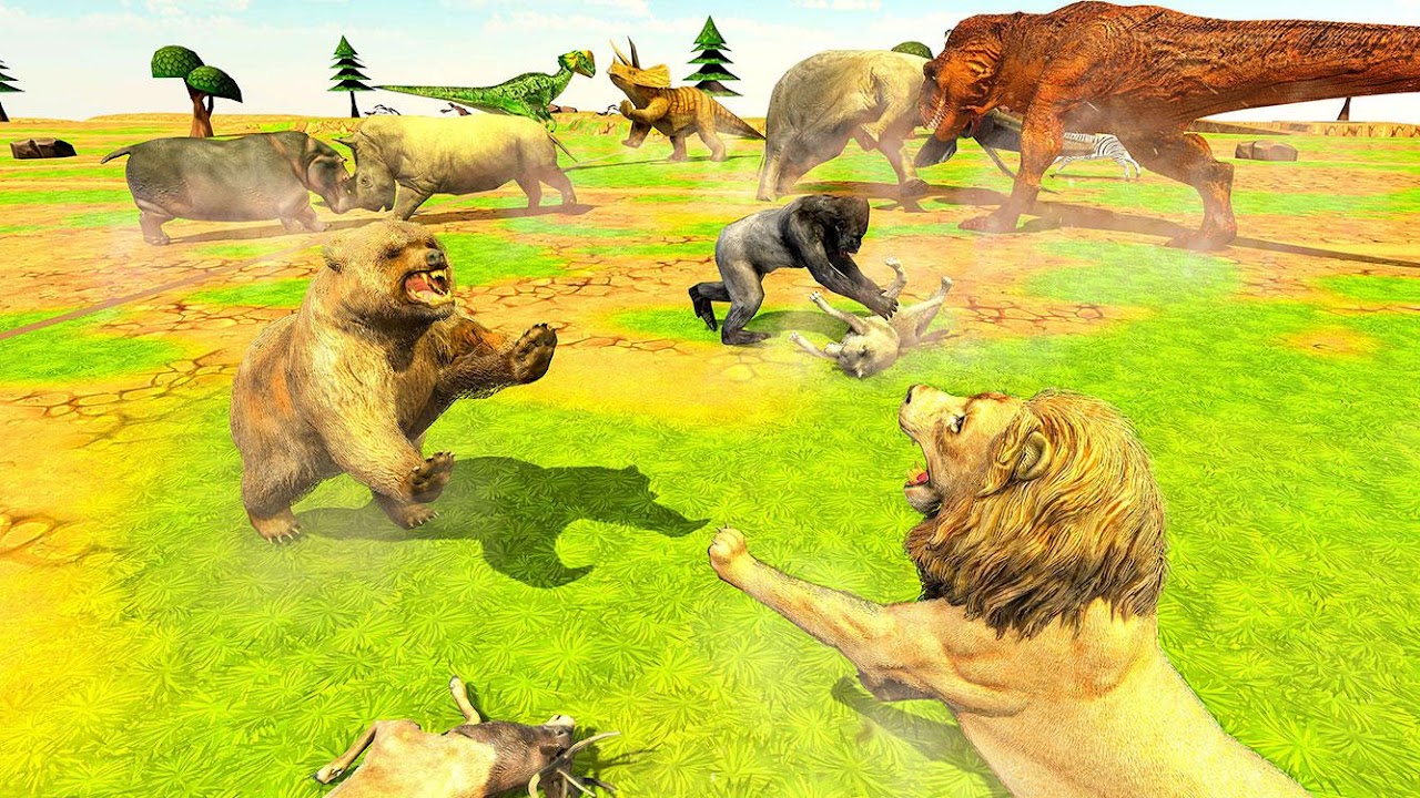 Дикие животные Kingdom Battle Simulator 2018 - Загрузить APK для Android |  Aptoide