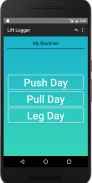 Lift Logger screenshot 2