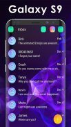 Neon galaxy messenger theme screenshot 1