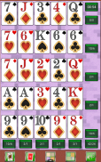 Poker Solitaire card game. screenshot 3