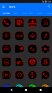 Black and Red Icon Pack v3.3 (Free) screenshot 5