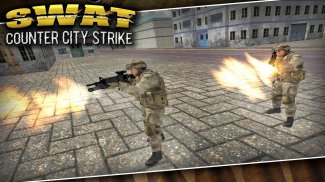 3D SWAT Contador City huelga screenshot 13