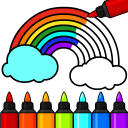 Colouring Games for Kids Icon