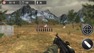 Flasche schießen Spiel 3D screenshot 1