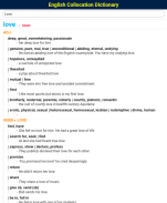 English Collocation Dictionary screenshot 8