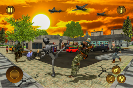 Panther Stickman Rope Hero City Crime screenshot 2