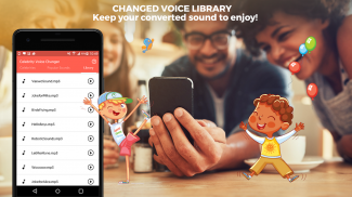 प्रसिद्ध व्यक्ति आवाज परिवर्तक - लोकप्रिय ध्वनि screenshot 3