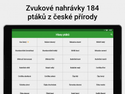 Hlasy ptáků screenshot 0