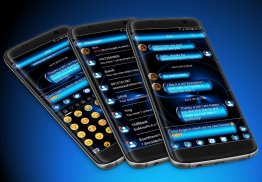 SMS Messages SpheresBlue Theme screenshot 5