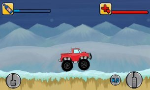 Santa Run - Monster Truck  Rac screenshot 0