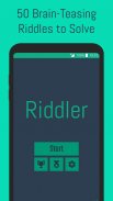 Riddler - a Riddles Game screenshot 0