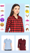 Women Formal Shirt PhotoEditor screenshot 0