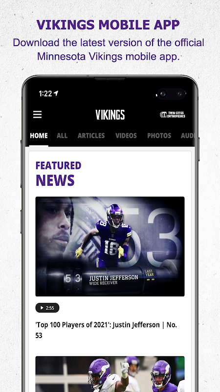 Minnesota Vikings Mobile Apk Download for Android- Latest version  23.08.1501- com.yinzcam.nfl.vikings