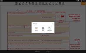 PDF Form 1098 C for IRS: Income Tax Return eForm screenshot 3