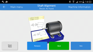 SKF Shaft alignment screenshot 2