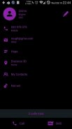 ExDialer Flat BlackPurple theme screenshot 5