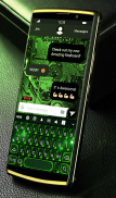 Green Light Keyboard Wallpaper screenshot 2