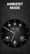 Black Classic Watch Face screenshot 2