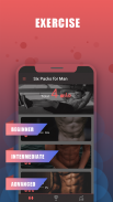 Six Packs for Man–Body Building with No Equipment screenshot 0